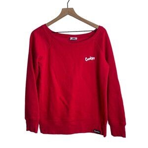 Cookies SF Women's Red Crewneck Sweatshirt – Size L – Made in USA